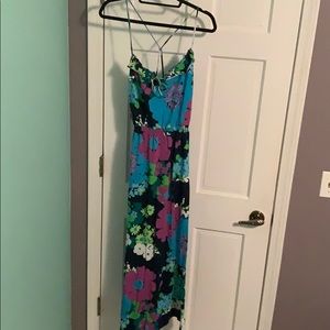 floral maxi dress